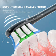Завантажте зображення в засіб перегляду галереї, Ультразвукова зубна щітка Oclean X10 Smart щетинки DuPont та двигун Maglev Motor