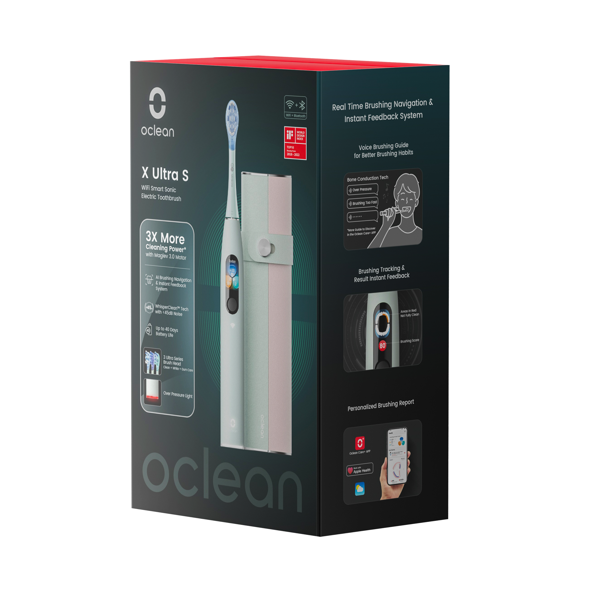 Електрична зубна щітка oclean x ultra set. Купити електричну зубну