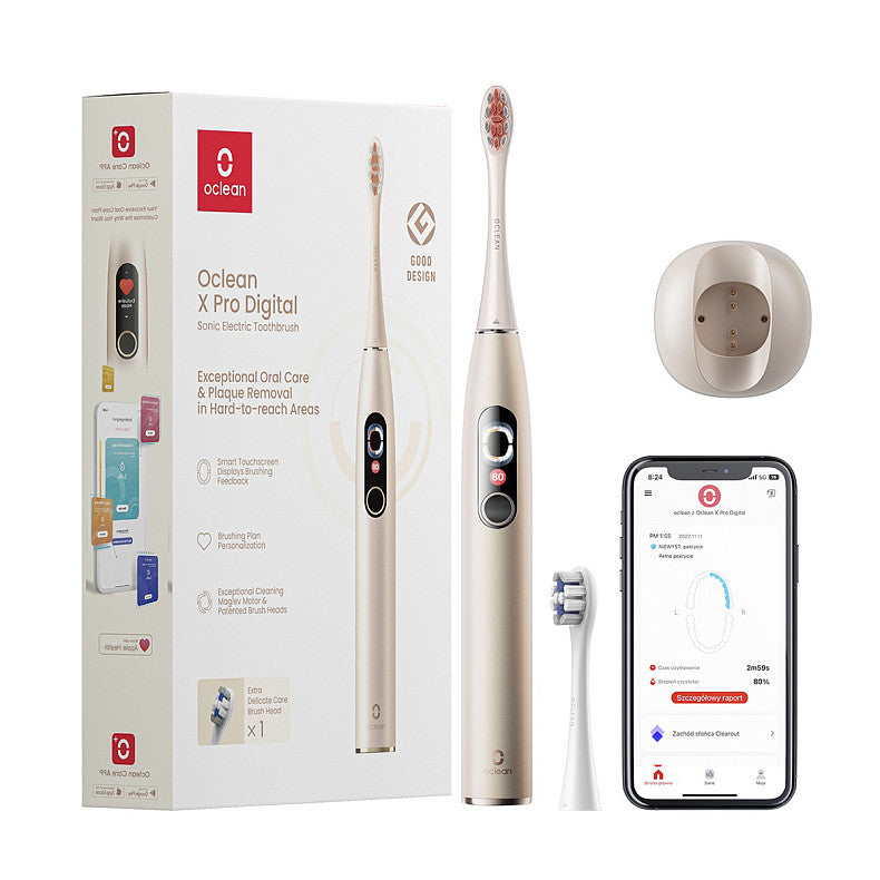 Електрична зубна щітка oclean x pro digital. Купити електричну