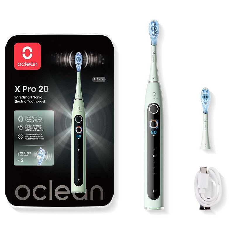 oclean X Pro ソニック電動歯ブラシ 本体 Oclean 音波電動歯ブラシX Pro Digital Set Silver | スマート